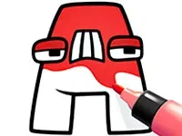 Coloring Book Letter A