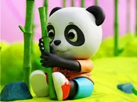 Coloring Book Two Pandas