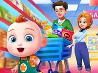 Cute Family Shopping