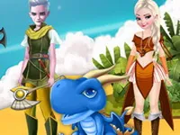 Disney Couple And Dragons