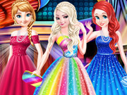 الموضة الفساتين Disney Princesses Prom Dress Fashion