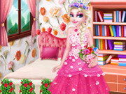 العاب تصميم ازياء السا Elsa's Flower Fashion