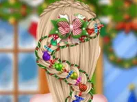 Frozen Sister Christmas Hairstyle Design
