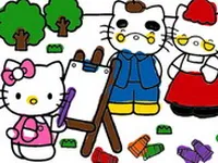 Hello Kitty Coloring Book