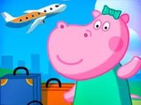 Hippo Family Airport Adventure