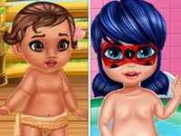 Moana And Ladybug Baby Caring