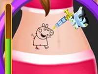 Peppa Pig Tattoo Design