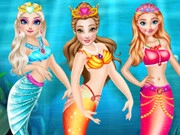 تلبيس الاميرات ديزنى كلها Princess Mermaid Style Dress Up