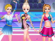 Princesses Sports Girl Dress ملابس لعبة رياضية