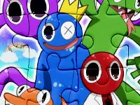 Rainbow Friend Cartoon Jigsaw